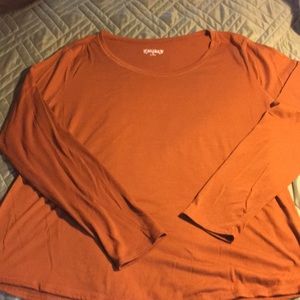 2X Mudd brand long sleeve terracotta tee shirt